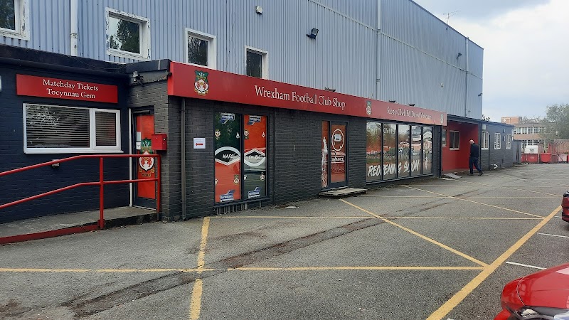 Wrexham AFC Club Shop exterior