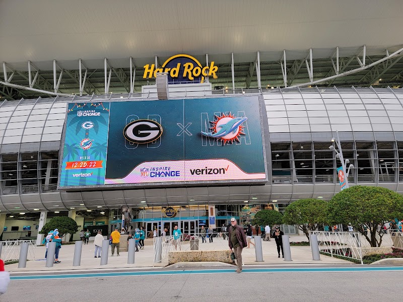 Hard Rock Stadium Team Store exterior