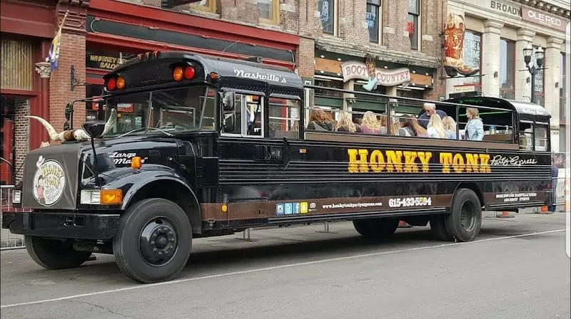 Honky Tonk Party Express Bus exterior