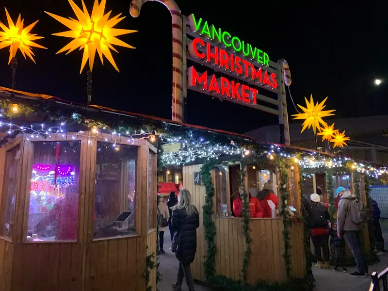 Vancouver Christmas Market exterior