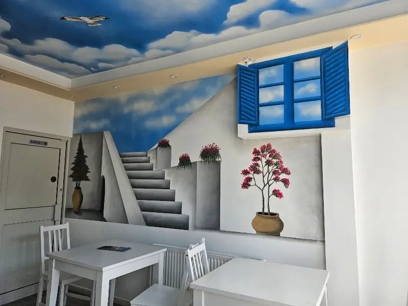 Greek Blue Sky exterior