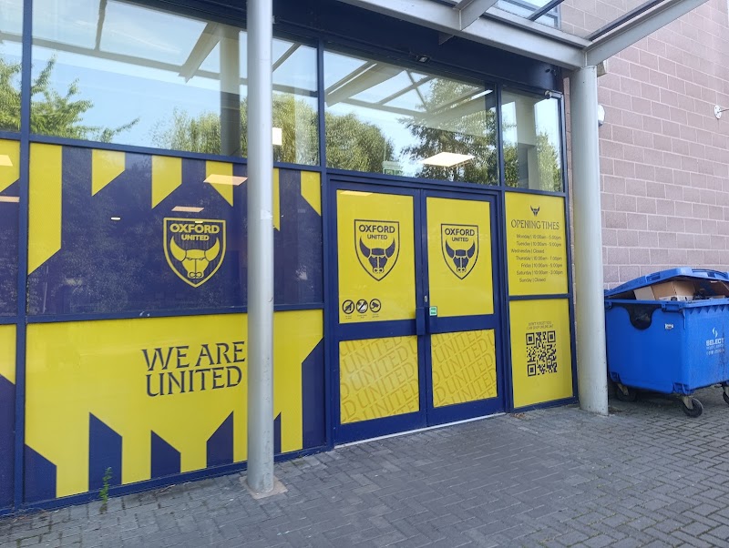 Oxford United FC Shop exterior