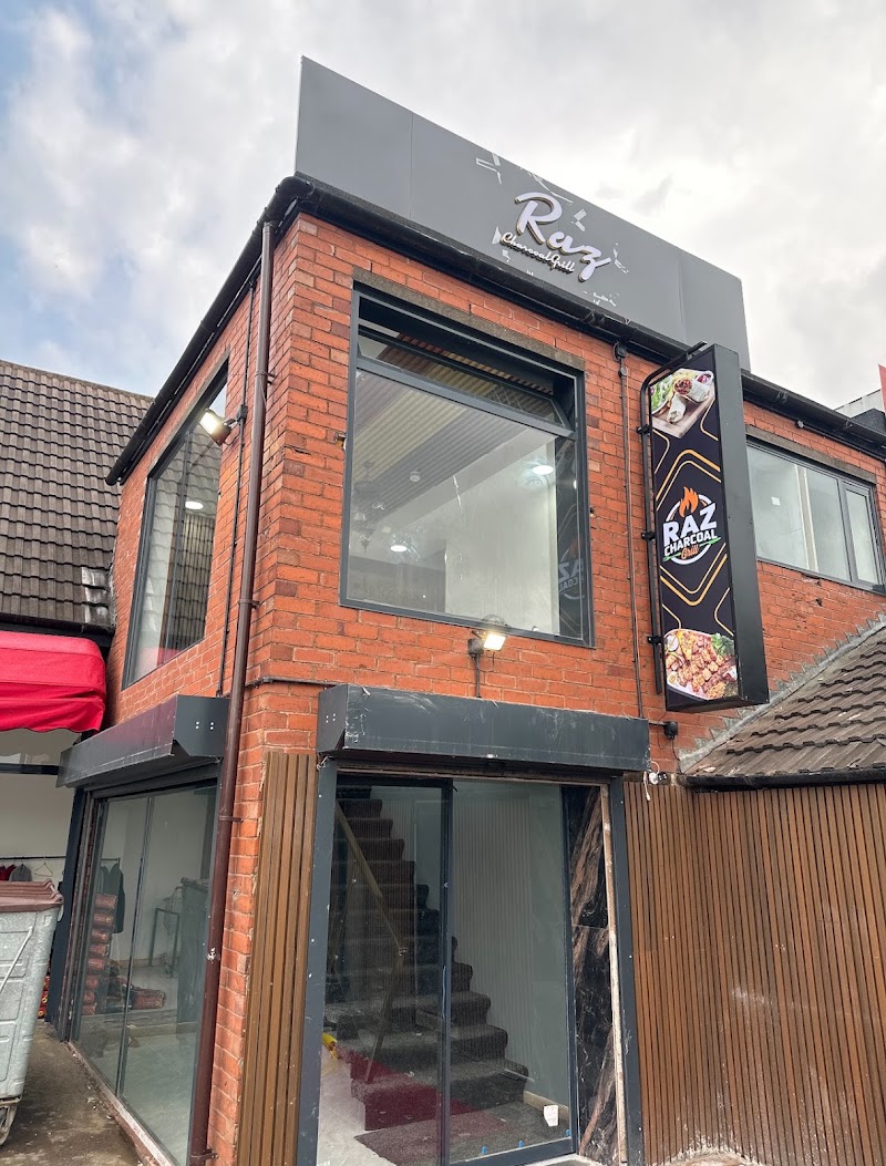 Raz charcoal grill exterior